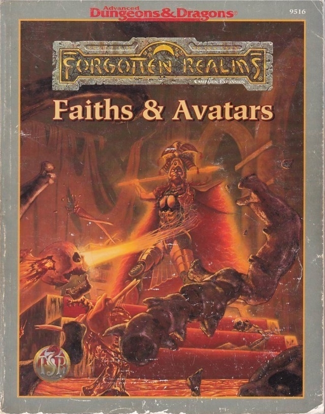 Advanced Dungeons & Dragons 2nd Edition - Forgotten Realms - Faiths & Avatars (B-Grade) (Genbrug) 